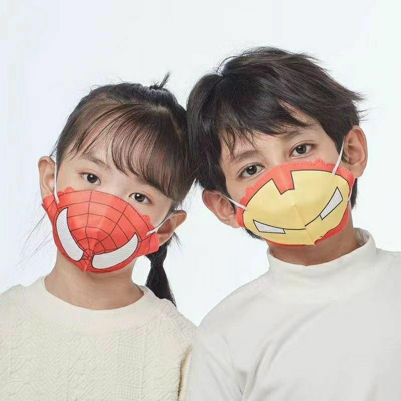 เเมสเด็ก3D Mask แมสลายการตูนย์ แมสสำหรับเด็ก 4-12ขวบ น่ารักมากๆ 1แพ็คมี10ชิ้น