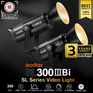 Godox LED SL300III Bi / 330W 2800-6500K Bowen Mount - รับประกันศูนย์ Godox Thailand 3ปี ( SL300, SL-300 III Bi )