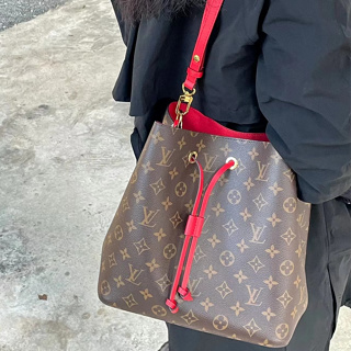 Louis Vuitton Bucket Bag/Classic/Red/Spot ในไทย จัดส่ง 24 ชม./ได้รับภายใน 3 วัน