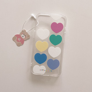 [Pre-order] malling booth — Rainbow heart jelly case