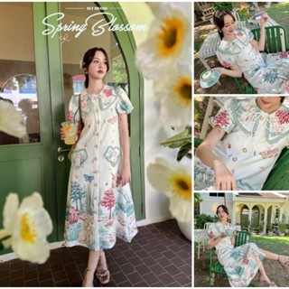 BLT BRAND : SPRING BLOSSOM MAXI DRESS