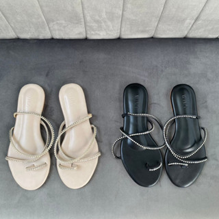 Tanya sandal รองเท้าแตะเพชรพันเท้า พร้อมส่งค่า (Wila shoes)