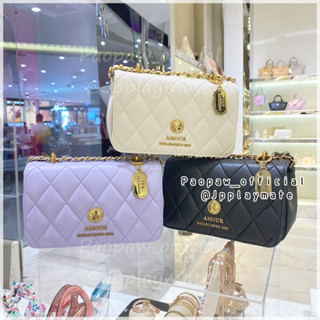 LYN กระเป๋าสะพายข้าง LYN รุ่น Kira Crossbody S  :  LL23SBF232 แท้จากชอป พร้อมอุปกรณ์