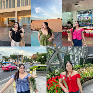 ผูกหน้าแขนระบาย  (P16) (พร้อมส่ง)*