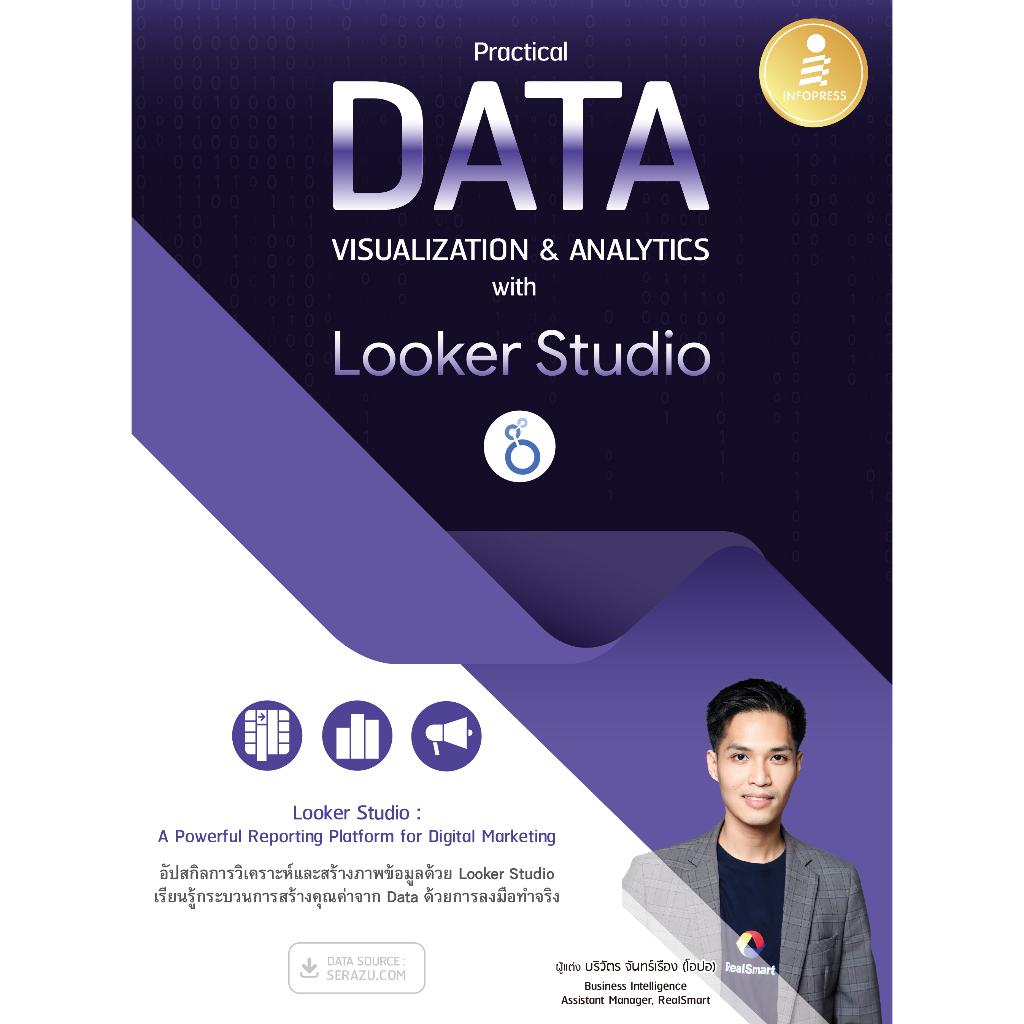 หนังสือ Practical Data Visualization & Analytics with Looker Studio