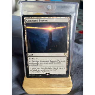 การ์ด MTG Command Beacon Land Magic the gathering EDH รุ่น Commander Legends สภาพ Nm