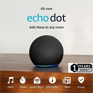 Amazon  Echo Dot (5th Gen, 2022 release) | With bigger vibrant sound, helpful routines and Alexa