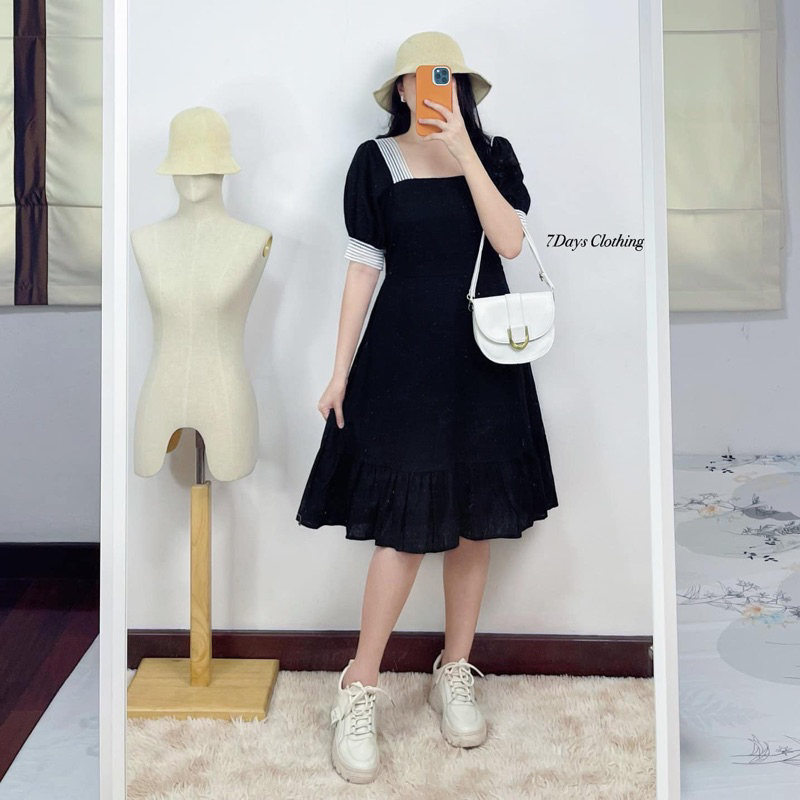 7days Clothing เดรสคอเหลี่ยม