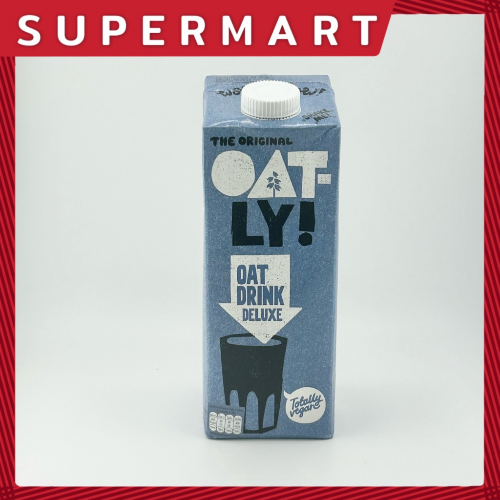 Oatly Oat Drink Deluxe โอ๊ต ดริ้งค์ เครื่องดื่มน้ำนมข้าวโอ๊ต ดีลักซ์ ตรา โอ๊ตลี่ เลือกได้ 2 ขนาด 250