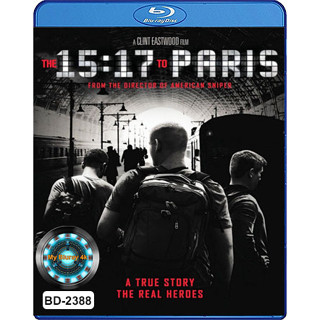 Bluray หนังบลูเรย์ The 15:17 to Paris หยุดด่วนนรก