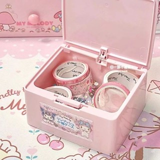 พร้อมส่ง! Sanrio กล่องเก็บของขนาดเล็ก My Melody Cinnamoroll LittleTwins ลายการ์ตูนน่ารัก