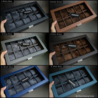 วัสดุเกรดA+++++ Watches box กล่องใส่นาฬิกา 10 เรือน พรีเมี่ยม Premuim Leather Watches box, Watch Box Storage Organizer