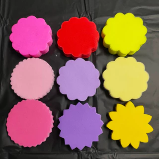 เลือกสีได้ แบบสีละ100แผ่น/ถุง กระดาษสาห่อเหรียญโปรยทาน (พร้อมยางรัดสีสวย) คละขอบให้ ใช้ห่อเหรียญ