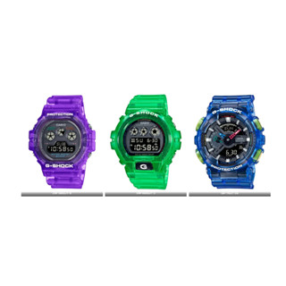 แท้ Cmg Casio G-Shock ซีรีส์ JOY TOPIA นาฬิกาข้อมือผู้ชาย รุ่น GA-110JT-2ADR DW-5900JT DW-6900JT-3 GA-110JT-2A (น้ำเงิน)