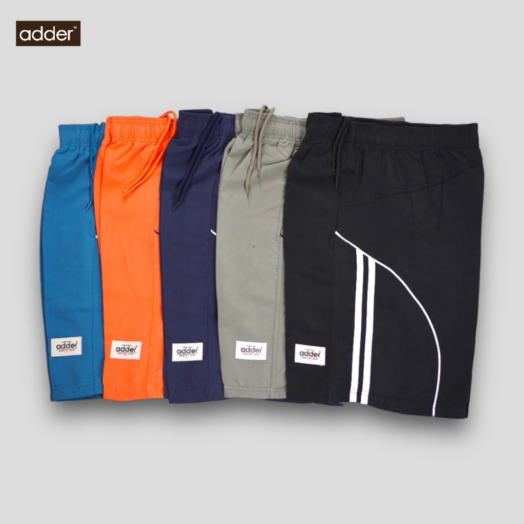 ADDER (แอดเดอร์) AD111/6 กางเกงขาสั้นผู้ชาย กีฬา ฟิตเนส วิ่ง ใส่ลำลองใส่ออกกำลังกายใส่อยู่บ้าน ราคาถ