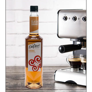 [บ้านกาแฟ] Davinci Gourmet Caramel Syrup ดาวินชี่ ไซรัป คาราเมล 750 ML.