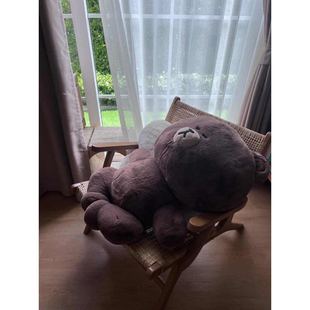 Rare ตุ๊กตา Line Brown หมีบราวด์ งานลิขสิทธิ์แท้จาก Line Hong Kong Shop Store มือหนึ่ง