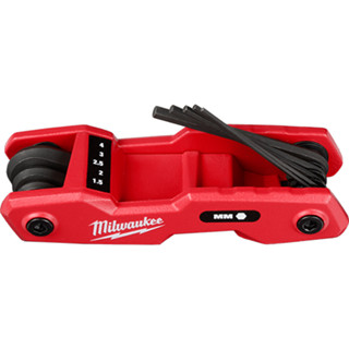 Milwaukee 48-22-2182 ชุดประแจหกเหลี่ยม แบบพับเก็บได้ 8 ชิ้น