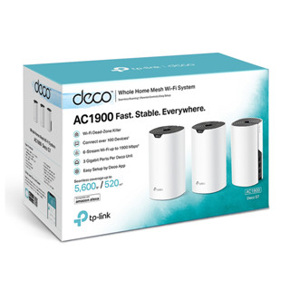 TP-Link Network Deco S7 AC1900 Whole Home Mesh Wi-Fi System (3Packs)