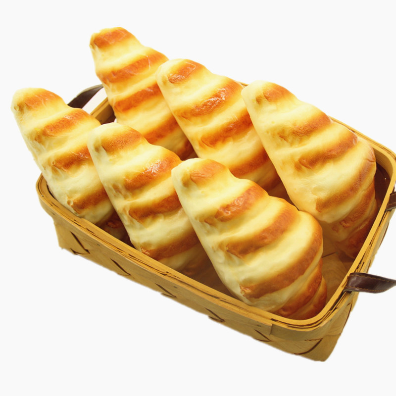 ครัวซองต์ปลอม ครัวซอง ขนมปังปลอม ตกแต่งบ้าน ร้านค้า พร๊อพถายรูป - รูปที่ 3