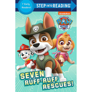 Seven Ruff-Ruff Rescues! (PAW Patrol) Paperback – Illustrated, Rhymes and rhythmic text paired with picture clues