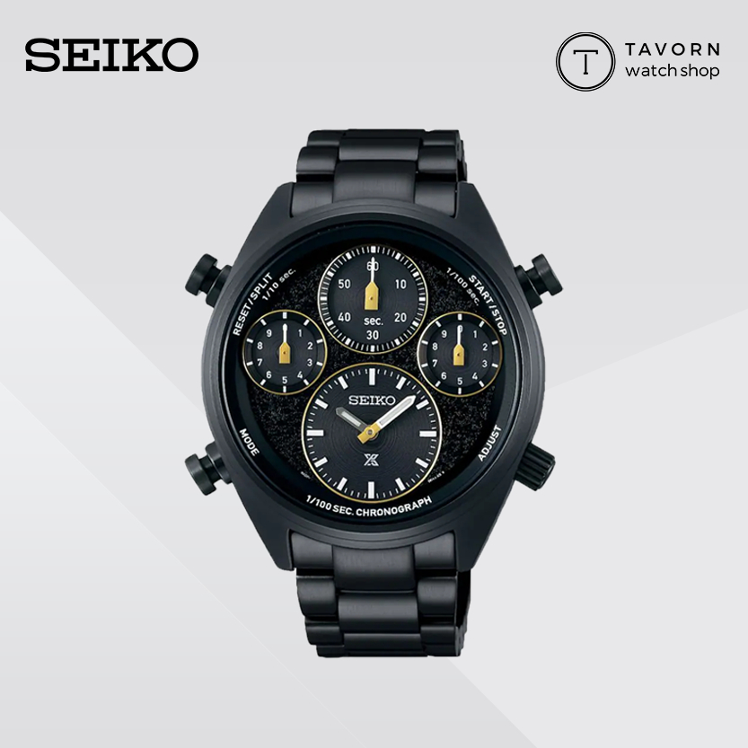 นาฬิกา SEIKO PROSPEX SPEEDTIMER 1/100 sec. Solar Chronograph รุ่น SFJ007P