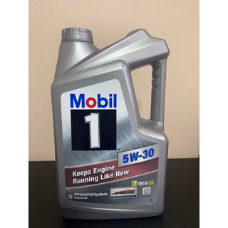 Mobil 1 5W-30 ขนาด 5 ลิตร น้ำมันเครื่องเบนซิน สังเคราะห์แท้ 100%