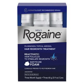 Rogaine Foam For Men โฟมปลูกผมสำหรับผู้ชาย โรเก้นโฟม ของแท้จาก USA