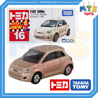 **MTS Toys**Takara Tomy : Tomica no.16 Fiat 500e ของแท้จากญี่ปุ่น