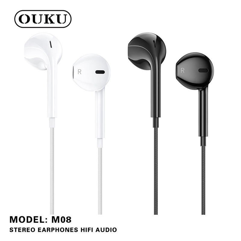 หูฟังรุ่นใหม่ล่าสุด OUKU M09 M08 M22 M23 รองรับมือถือทุกรุ่น ทั้งระบบ แอนดรอยด์และกระเป๋าหูฟังกันน้ำ - รูปที่ 4