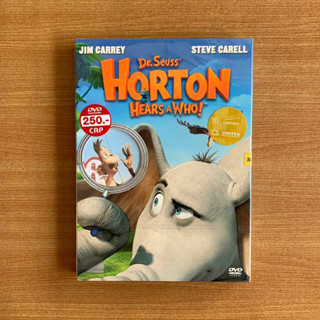 DVD : Horton Hears a Who! (2008) ฮอร์ตันกับโลกจิ๋วสุดมหัศจรรย์ [มือ 1 ปกสวม] Cartoon / Jim Carey ดีวีดี หนัง