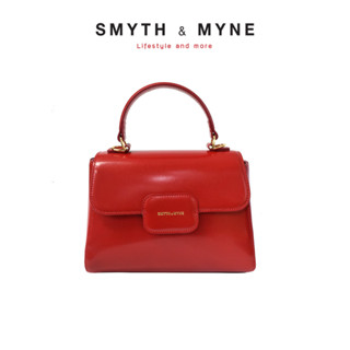 SMYTH &amp; MYNE กระเป๋าถือ Top Handle หนังเงา  รุ่น KYLIE - สี Red