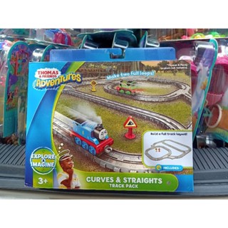 Thomas &amp; Friends Adventure Curves &amp; Straights Track Pack เซตรางรถไฟโทมัส ไม่มีรถในเซตนะคะของแท้ 100% ลดจากราคาเต็ม 695บ.