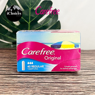 [Carefree] Original Tampons Regular 40 Tampons ผ้าอนามัย แบบสอด