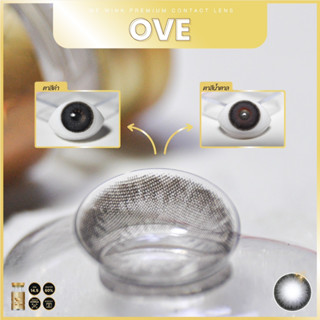 💋 มีค่าสายตา 💋✨ Ove ✨We Wink black Brown Gray คอนแทคเลนส์ค่าอมน้ำสูง 60%✨ 💋รายเดือน มีอย แถมตลับฟรี💋 กรองแสง รายเดือน มีอย.