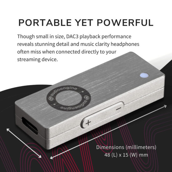 Audioengine DAC3 PORTABLE HEADPHONE AMPLIFIER & DAC