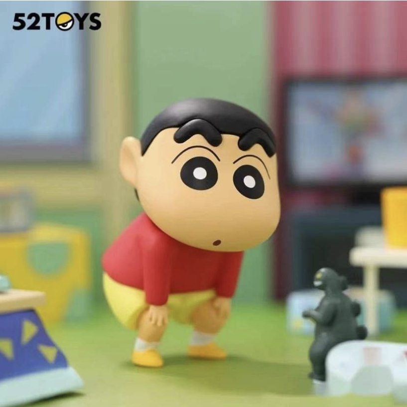 🤣พร้อมส่ง(ไม่ต้องสุ่ม) ชินจัง ท่าหมุนตูด🤣52TOYS 🤣 Twerking Crayon Shinchan EMOJI series ของเล่น ฟิกเ