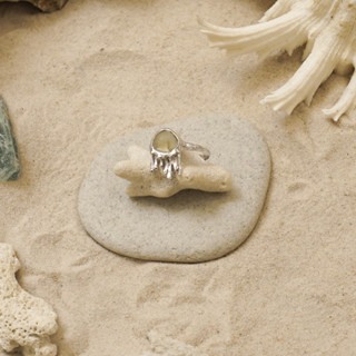 เครื่องประดับ Rock Me Jewelry รุ่น Mini Fire Jelly Fish Ring แหวน ทองเหลือง ประดับพลอย