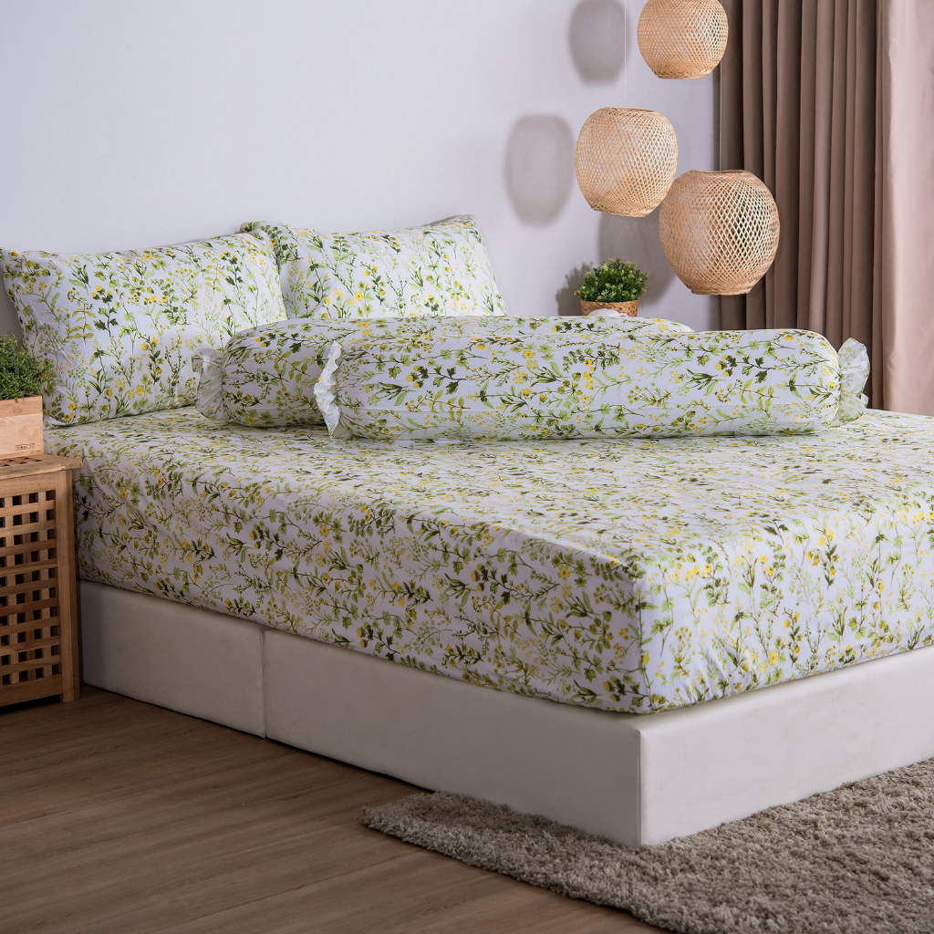 LUCKY mattress ผ้าปูที่นอน ลายดอกไม้ MicroTouch Flower II Collection