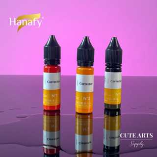 สีสักคิ้ว สีสักปาก สีแก้คิ้ว สีแก้ปาก 15ml. hanafy สีสักรัสเซีย สีติดหนาแน่น พร้อมส่ง แนะนำใช้คู่ Thinner บูสสีติดไว