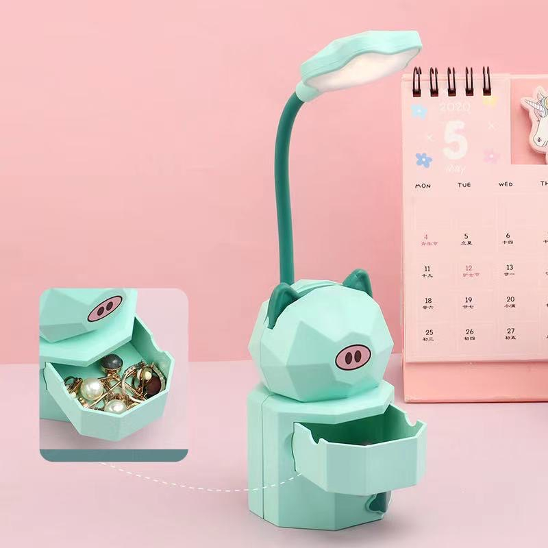 ✨🐰โคมไฟตั้งโต๊ะ โคมไฟทำการบ้าน โคมไฟตั้งโต๊ะขนาดเล็ก LED ไฟกลางคืนแบบชาร์จไฟได้ 🐰✨ - รูปที่ 3