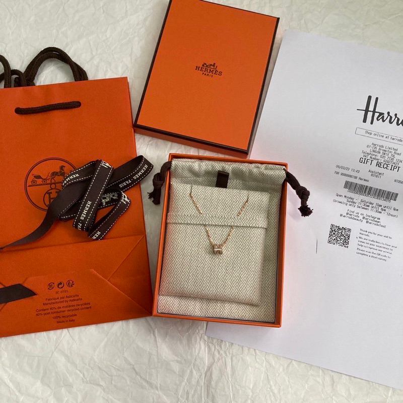 new สร้อย hermes mini pop H