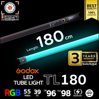 Godox LED TL180 RGB 55W 2700-6500K 9000mAh - รับประกันศูนย์ Godox Thailand 3ปี ( Stick, Tube )