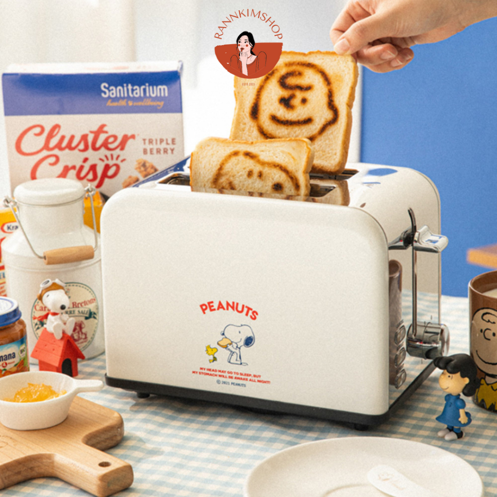 [พร้อมส่ง] เครื่องปิ้งขนมปังสนูปปี้ Snoopy Toaster : Peanuts สินค้านำเข้าจากเกาหลี