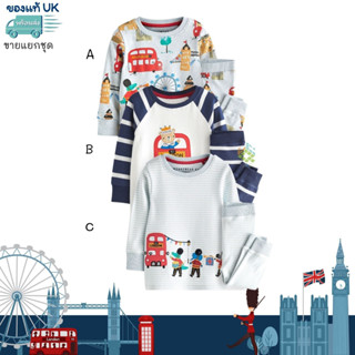 (พร้อมส่ง3-5Y) ชุดนอนเด็กผู้ชาย ลาย London แบรนด์ NEXT by jrqkidstore