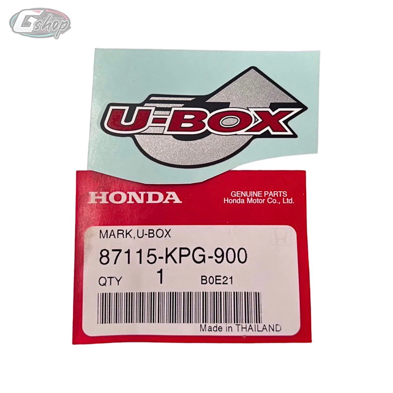สติ๊กเกอร์คำเตือน Wave 125S , Wave 125R ทุกรุ่น แท้เบิกศูนย์ Honda