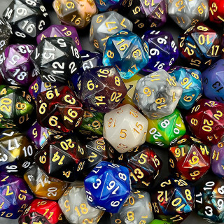 ลูกเต๋า สุ่ม D20 DICE 1ลูก(1die) | ลูกเต๋า Dice For DnD D&amp;D MTG RPG TRPG เกมกระดาน บอร์ดเกม Game ไพ่ทาโรต์ Magic เมจิก