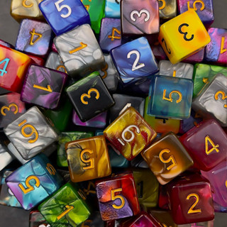 ลูกเต๋า สุ่ม D6 DICE 1ลูก(1die) | ลูกเต๋า Dice For DnD D&amp;D MTG RPG TRPG เกมกระดาน บอร์ดเกม Game ไพ่ทาโรต์ Magic เมจิก