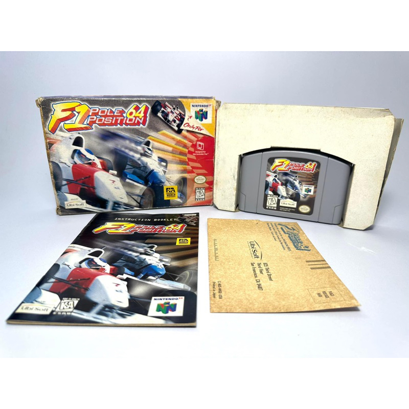 ตลับแท้ Nintendo 64 (usa)(N64)  F1 Pole Position 64