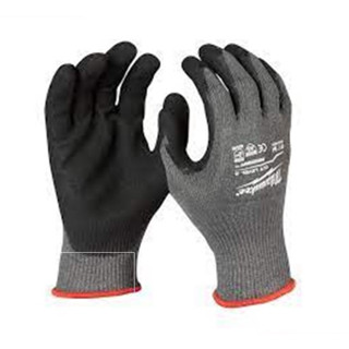 48-22-8951 48-22-8952 Milwaukee ถุงมือกันบาด Cut 5 Dipped Gloves - M and L ของแท้ รับประกัน 1 ปี